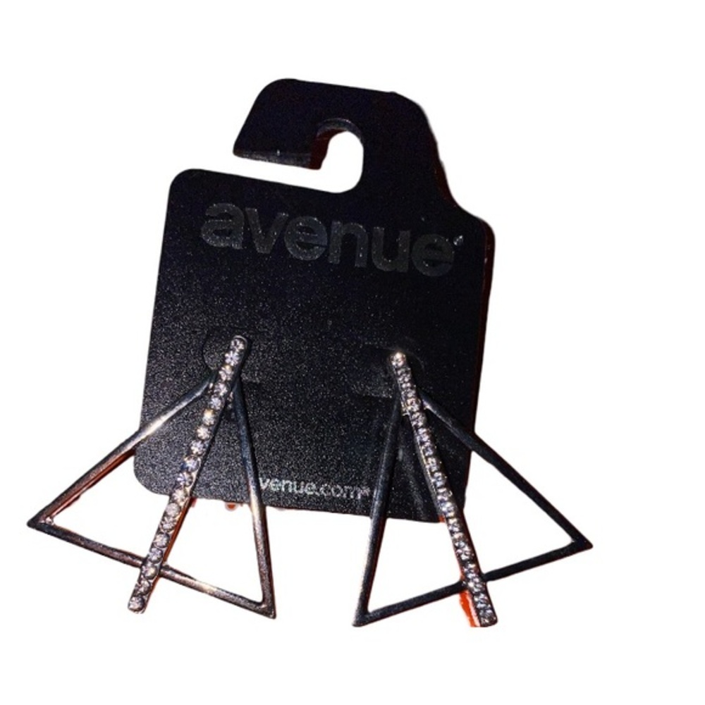 Treasured triangles& bar earrings
